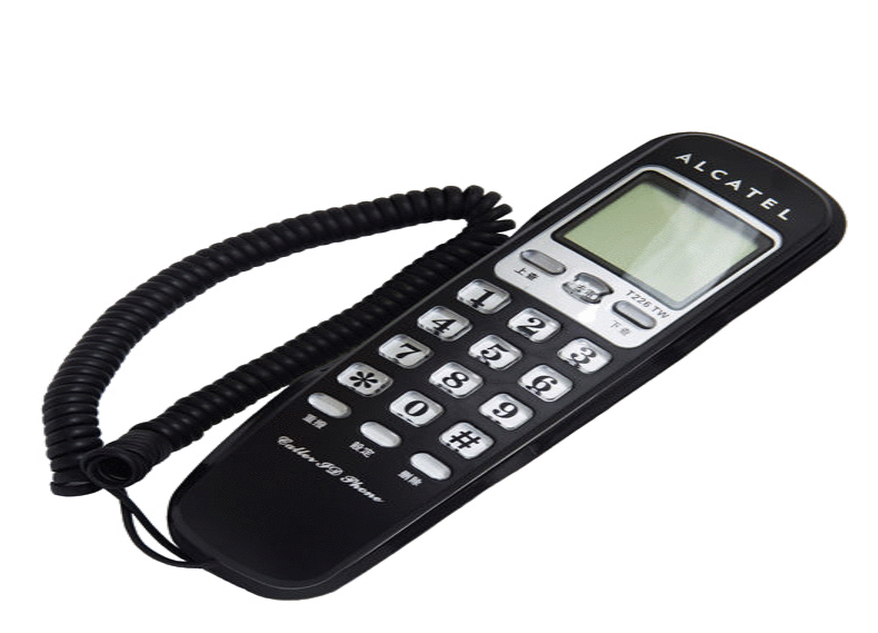 阿爾卡特 Alcatel 來電顯示有線電話 T226TW黑色★80B018